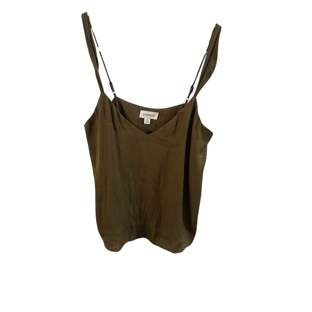 Evereve Size XS‎ Green Sleeveless Blouse Top Tank